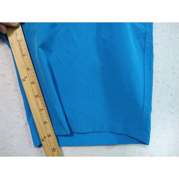 Hurley All Day Hybrid Quick Dry 4 Way Stretch Reflective Short Blue Size 32 - Picture 6 of 12